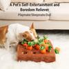 Carrot Interactive Dog Carrot Plush Toy Enrichment Dog Snuffle Puzzle Toys Cute Carrot Harvest Toy