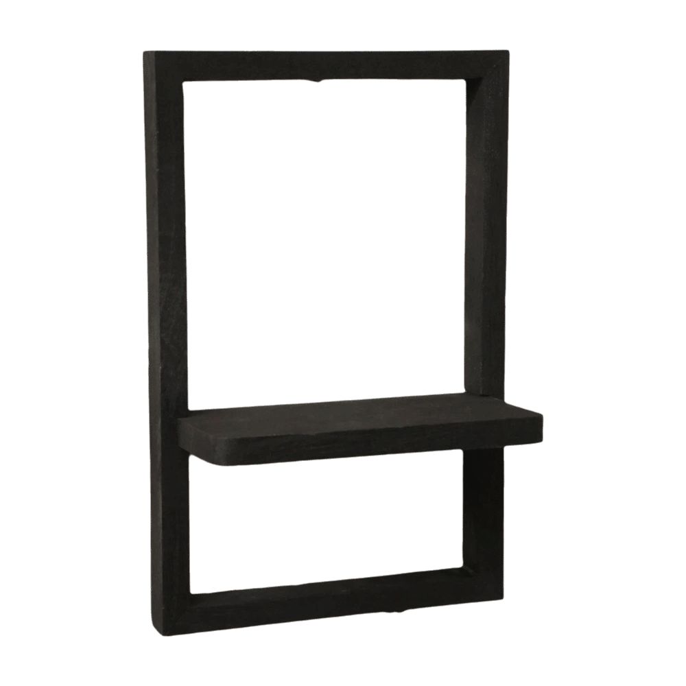 Geometric Wall Shelf Vintage Style Decorative Shelf Plant Display Storage Rack Wall Decoration