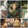 Ренессансное искусство 5DDIY Алмазная картина Классическая ретро комната Бар Кафе Украшение Скандинавская мозаика Вышивка Украшение дома
