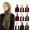 New Women Summer Breathable Muslim Chiffon Hijab Shawls Scarf Plain Soft Turban Bandanas Headband Scarves Wrap Bufanda Foulard