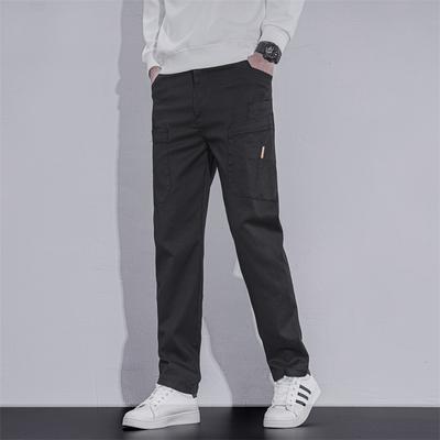 Новые универсальные и удобные мужские брюки в стиле business casual на осень и зиму, износостойкие прямые модные мужские брюки