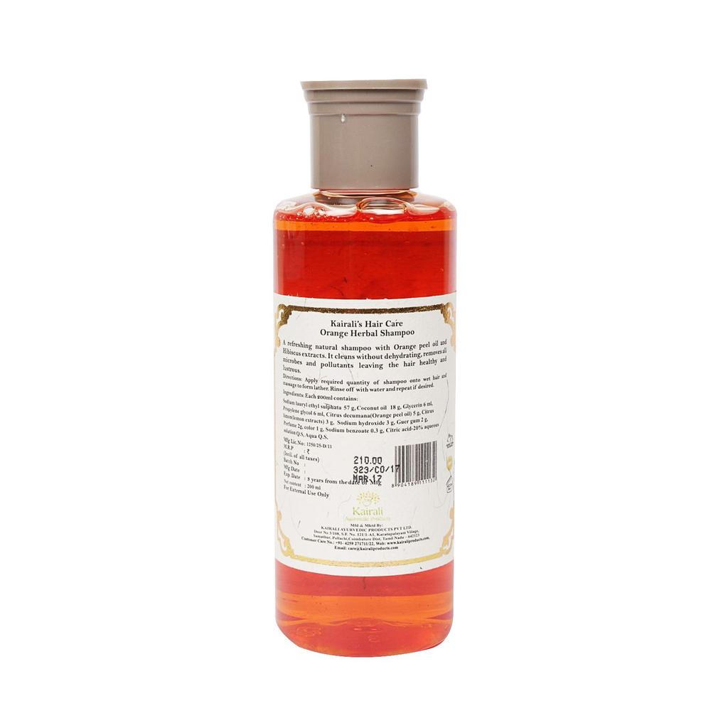 Шампунь с цветком Апельсина (200 мл), Orange Blossom Herbal Shampoo, Kairali