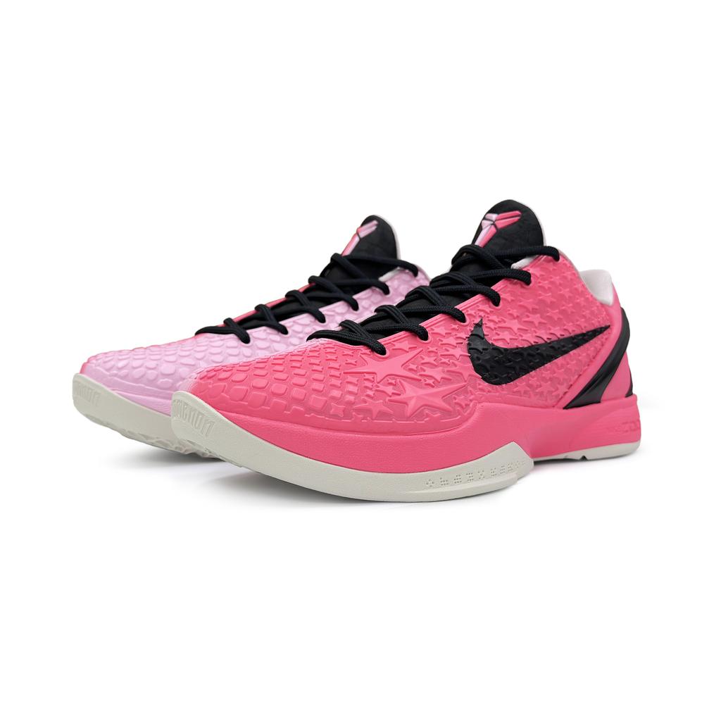Nike Zoom Kobe 6 All Star 2.0 All Star Cushioning, Wear Resistant Low top Basketball Shoes Men's Pink FQ3546-100(Team258-)
