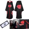 High-quality Naruto Akatsuki Uchiha Itachi Cosplay Costume Robe Cloak Ideal For Events