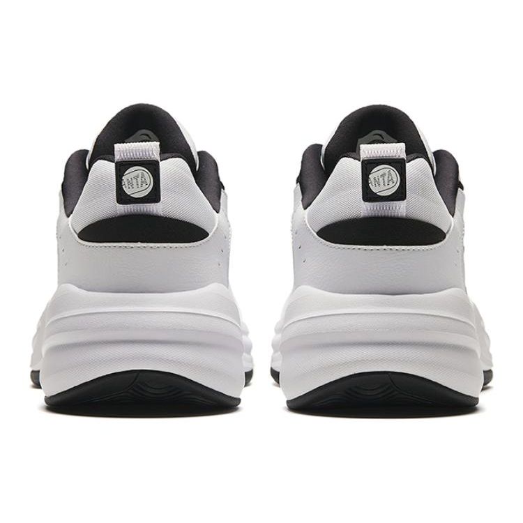 Anta Ткань Синтетическая кожа Ace Амортизирующие Легкие Низкие Кроссовки Папа Мужские Кроссовки Белые 912338802-10