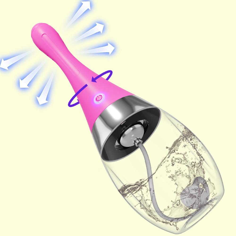 Anal Irrigator Enema Set Silicone Enema Bulb Colon Cleanser Anti Backflow Shower Irrigator Anal Cleansing Feminine Care