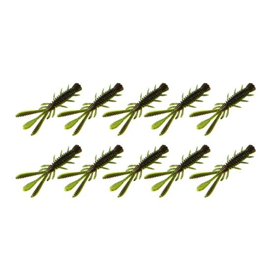 10 шт. 7 см/2,45 г Рыболовная приманка Хорошая гибкость Высокая эластичность Имитационный дизайн Яркий цвет