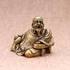 Pure Copper Old Man Back Flow Incense Burner Miniature Figurines Home Decoration Ornaments Incense Holder Smoked Tea Room Crafts