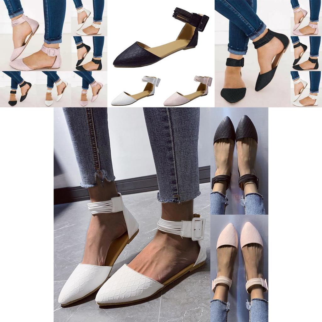 Stylish Slip On Womens Ballet Ballerina Flats With Breathable Synthetic Leather