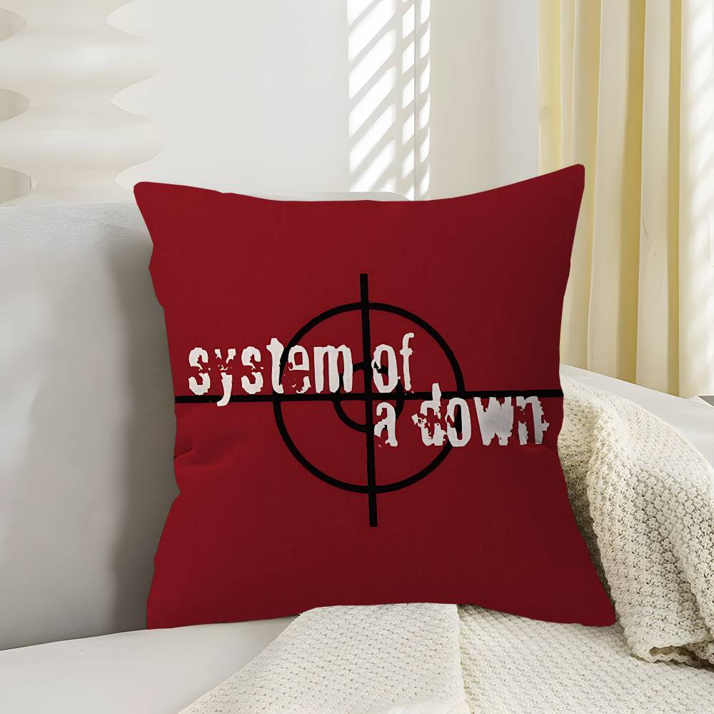 S-System Of A D-Down Band Personalized Pillow Dust Cover Bedroom Kids Party Decoration Pillowcase Birthday Children Gift