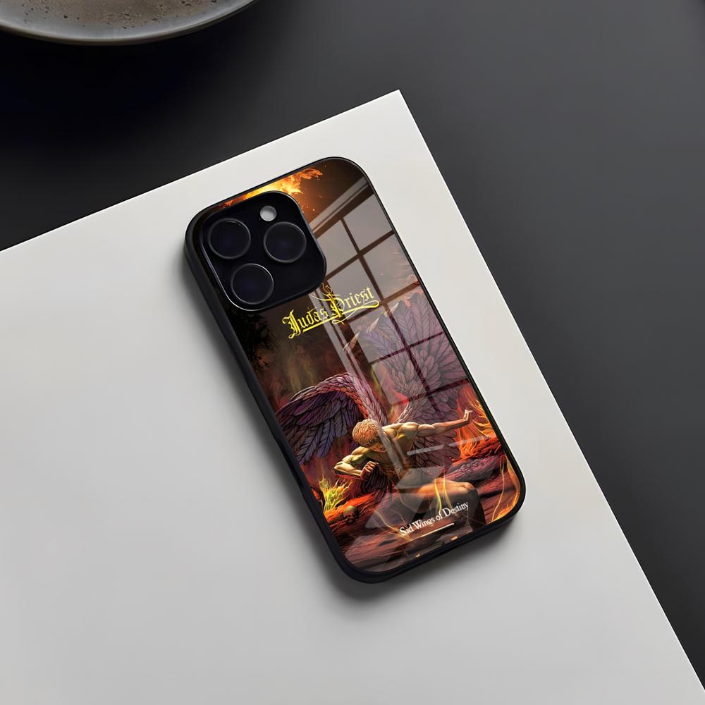 Judas Priest Band Phone Case For IPhone 17 Pro Max 16 15 14 Pro Max 13 11 X Xs Xr 8 7Plus Glass Cover