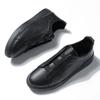 38-44 Мужские кожаные мокасины с нескользящей подошвой для ходьбы, дышащие, повседневные туфли для мужчин, для работы, офиса, вождения, кроссовки
