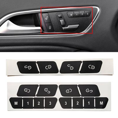 Для Mercedes Benz A Class W176 A160 A180 A200 A220 A250 2013 2018 автомобильный дверной замок, кнопка включения, ремонт, наклейка