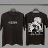 Футболка Годжо Сатору Jujutsu Kaisen Летний Хлопок Мужская Женская Топы Футболка Уличная Одежда Повседневная Модная Оверсайз Свободная Одежда Винтаж