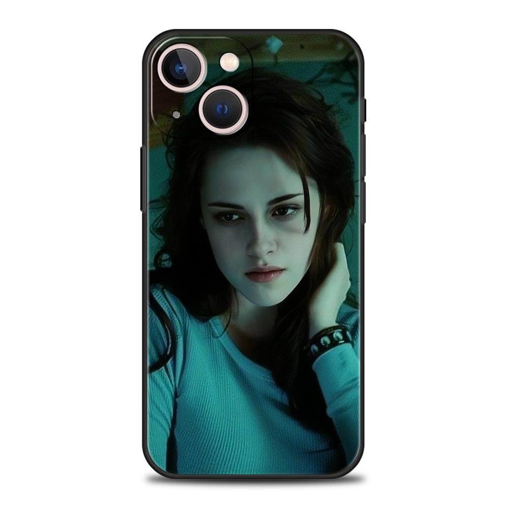 Роскошный чехол для телефона Сумерки Для iPhone 13 15 14 12 11 Pro MAX XR X SE XS 7 8 Plus Мягкий Силиконовый Черный Защитный Чехол