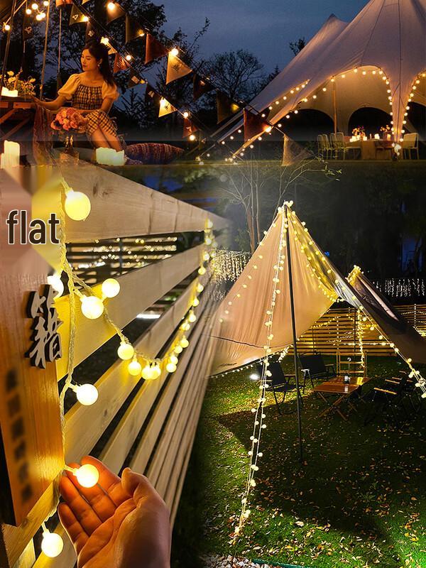 Outdoor Solar Star String Lights