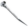 Stainless Steel Ratchet Wrench, Curved Shank, for Construction Workers, 17x21mm, Made In Japan, SRM-17x21BT, Tsubame-Sanjo, Japan