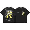 RogueWave Y2K Cotton T-Shirt Harajuku Letter Print Oversized Punk Tee Hip Hop Streetwear Short Sleeve Clothes