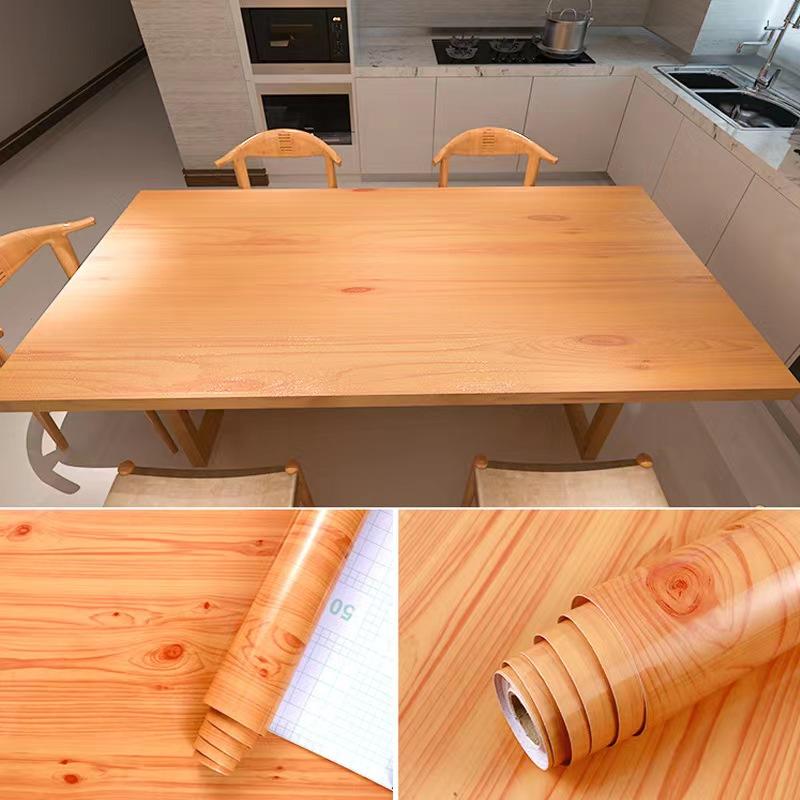 5-метровые обои и обои из натурального дерева, ПВХ-виниловые самоклеящиеся обои для стены, стола, шкафа, стойки, домашнего декора