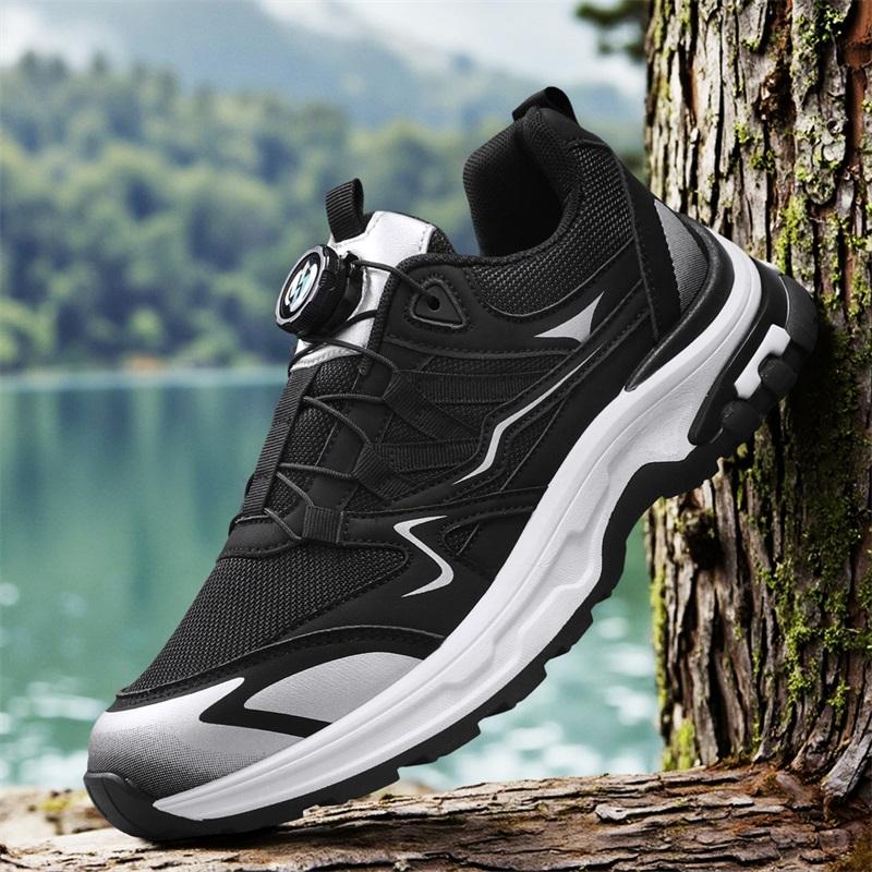 Outdoor Men's Hiking Shoes Non-slip Breathable Running Sneakers Jogging Casual Sport Shoes Comfortable Trekking Climbing Shoes