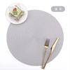 38cm European Style Round Woven Mats & Pads, Heat-Resistant and Non-Slip Place Mats for Dining Table, Ideal for Outdoor Picnic