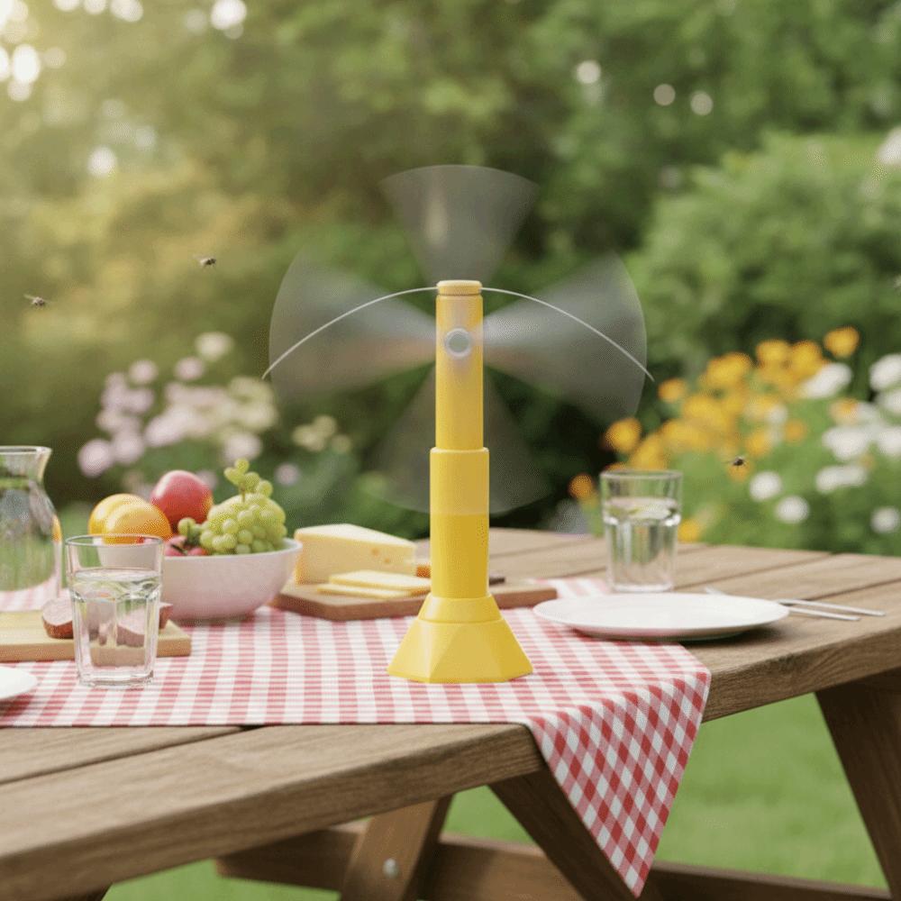 Can Drive Flies Insect Repellent Fan Portable Fly Fans for Food Fly Repellent Fan Picnic