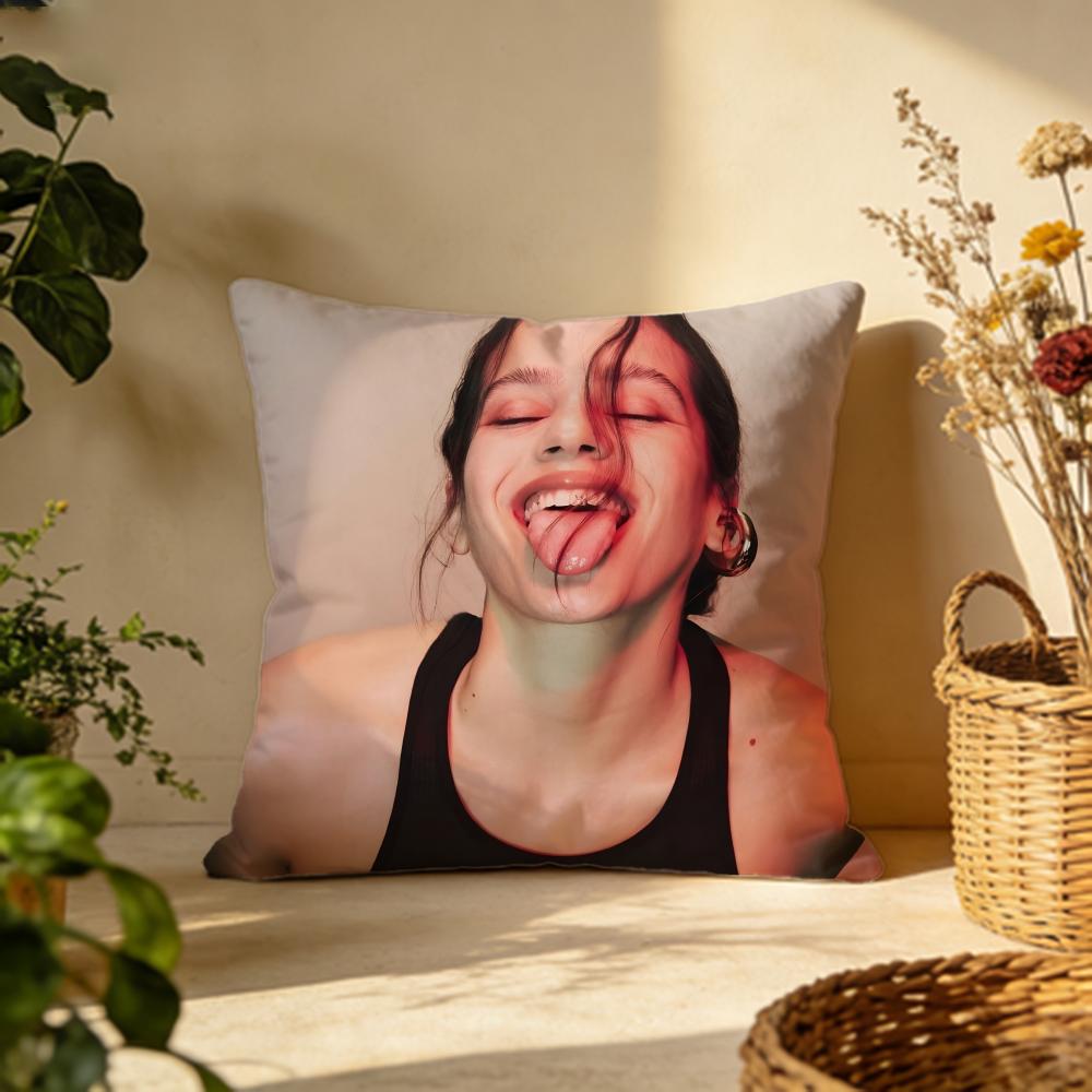 Trendy Rrosaliaing Cushion Cover Versatile DoubleSided Pillow Case Fit for Sofa Bed Car Daily Decor