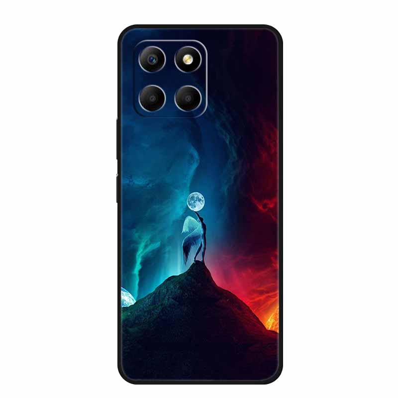 Мягкие силиконовые чехлы для Honor X8 5G Чехол x8 X8A 4G Волк Лев ТПУ Задние чехлы Для Huawei Honor X8 Чехлы для телефона HonorX8A Чехол Сумка
