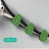 10Pcs Wall Fixer Leaf Shaped Clips Self-Adhesive Fixed Buckle New Hook Support  for Plant Climbing