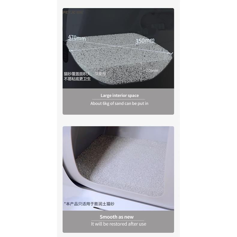 Ультра-тихий Интеллектуальный Автоматический Закрытый Туалет Индукционная Очистка Дезодорант Кошачий Туалет Автоматический Лоток для Кошачьего Наполнителя Большой Новый
