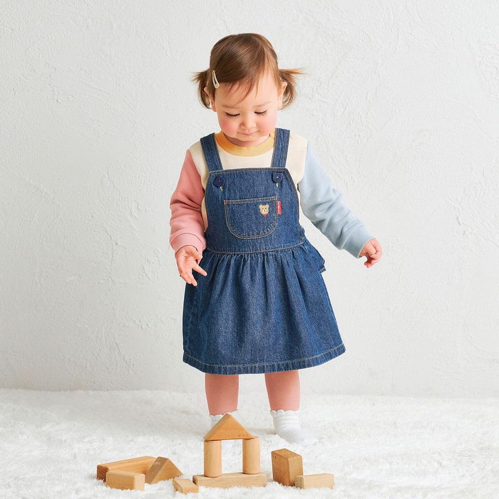 MIKIHOUSE HOT BISCUITS Sweatshirt for Boys and Size 110cm Girls, Multicolor, (Product Code 70-5602-688)