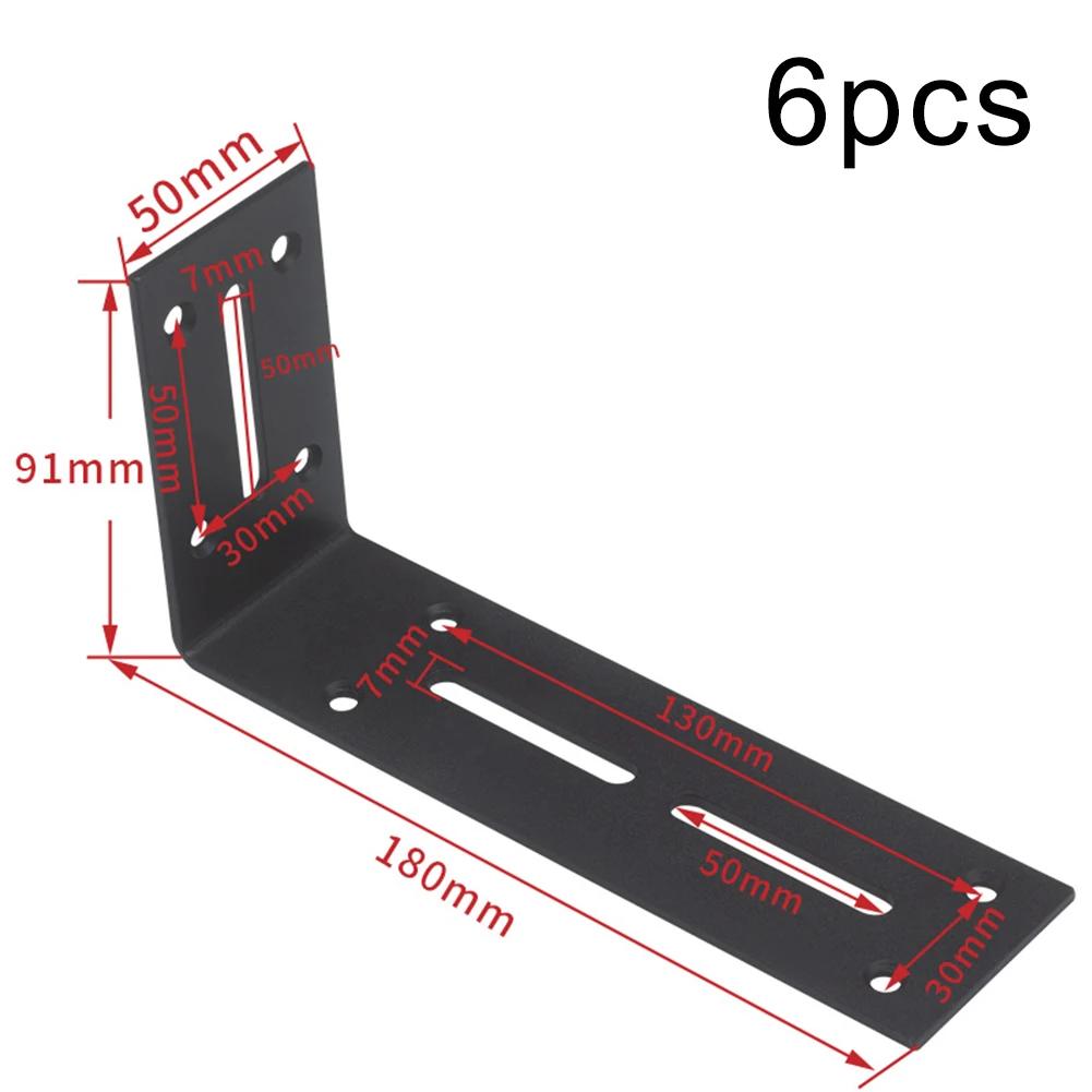 Угловые кронштейны в форме буквы L, угловой код, фиксированный угловой кронштейн под углом 90 градусов, мебельный соединитель, крепеж для шкафа и доски