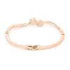 Beautiful Estele Adjustable Bracelet Rose Gold Plated Austrian Crystals for Girls and Women