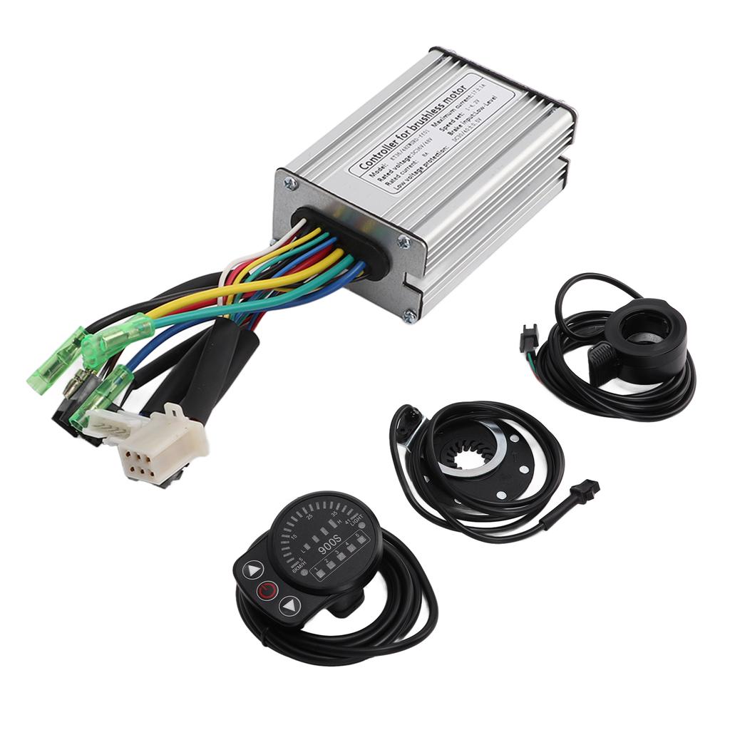 For KT Controller Kit 36V 48V 350W LED900S Display Panel 17A Controller Power Pedal Assist Sensor