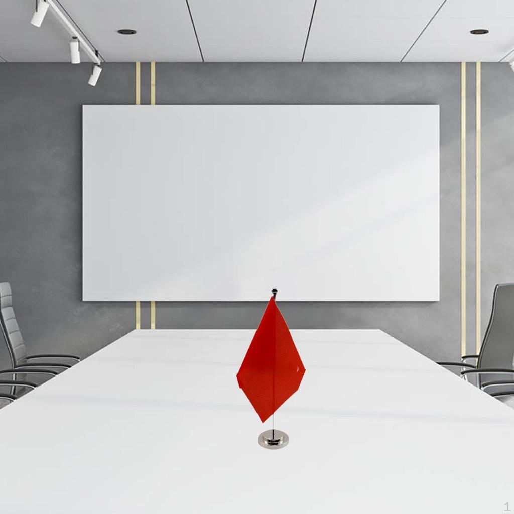 Настольный держатель флага, офисная настольная подставка для внутреннего флагштока с мячом