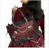 Butterfly Y2k Lolita Pain Handbags Transparent Harajuku Ita Bag Chain Gothic Shoulder Bag Girls Japanese Crossbody Bag For Women
