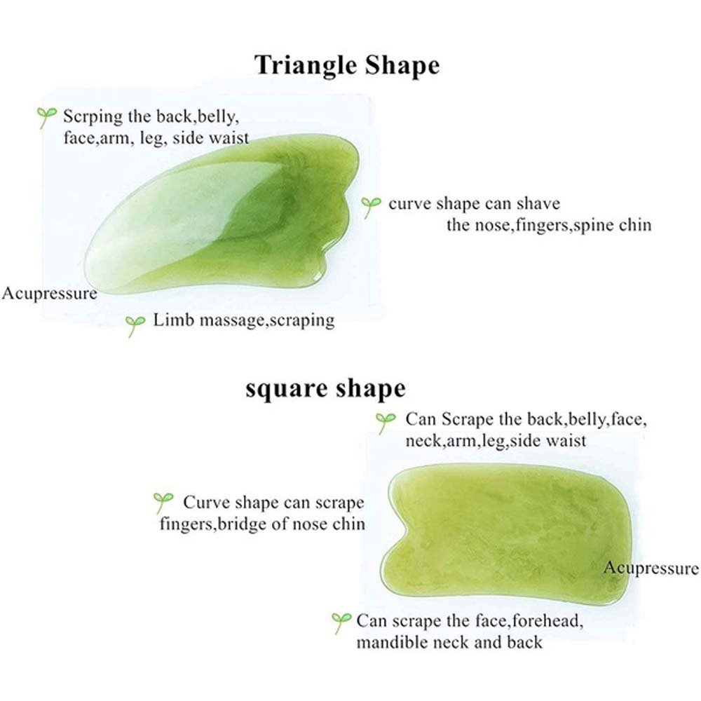 СПА Натуральная смола для тела Изумрудно-зеленый Массажер для лица Набор досок Гуа Ша Доска из пчелиного воска Инструменты для красоты