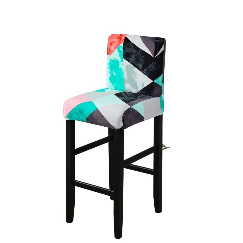 Stretch Bar Stool Covers for Counter Height Chairs Kitchen Dining Room Cafe Furniture Protection Slipcovers
