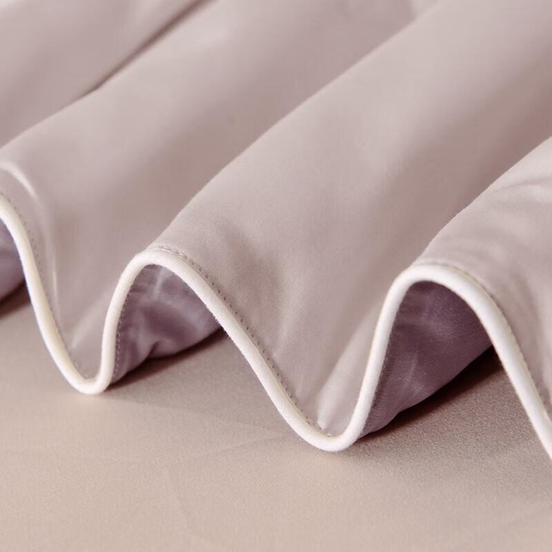 KINTHERI 100-Count Cotton Sateen Embroidered Tussah Silk Quilt