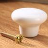 Set of 10 White Ceramic Drawer Handles, Cabinet Pulls, Cupboard Pulls, Dresser Pulls, Shelf Pulls, Door Knobs, and Handles