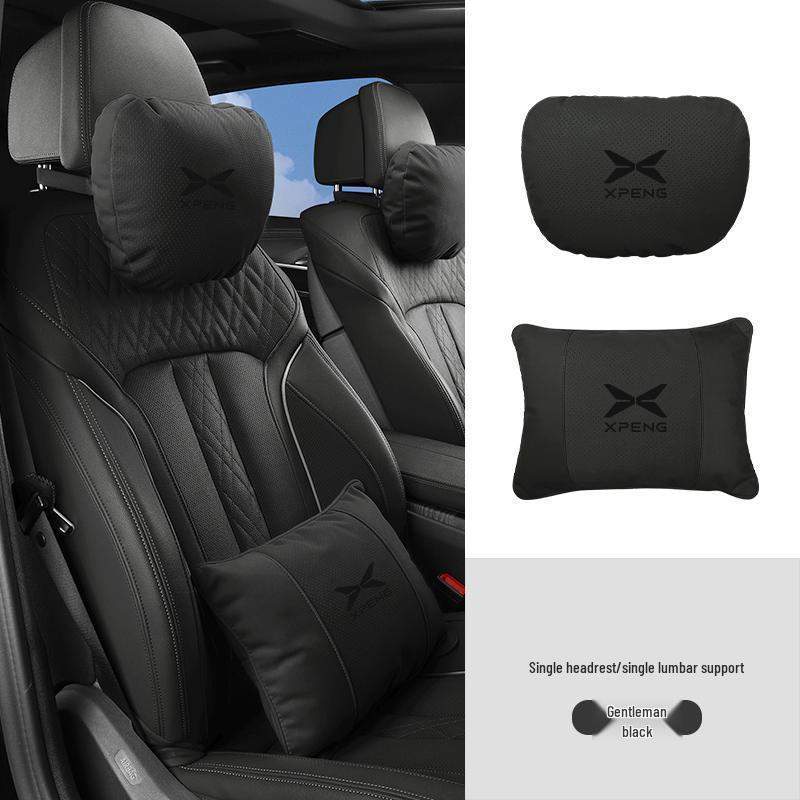 XPeng P7 Headrest & Lumbar Support, P5/G3/i G9 Neck Pillow: Maybach Style.