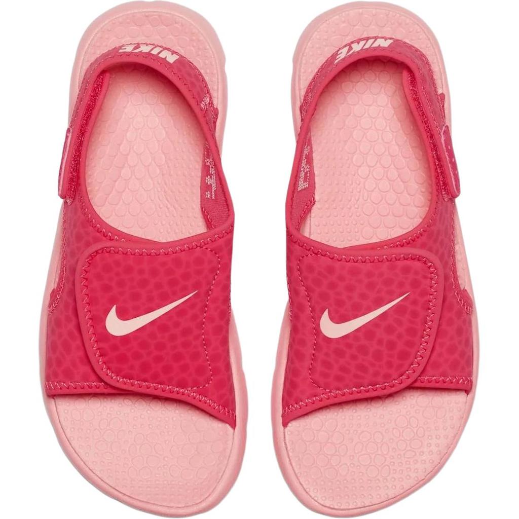 Nike Детские сандалии Sunray Adjust 4 GS Тропический розовый Выбеленный коралловый 386520-608