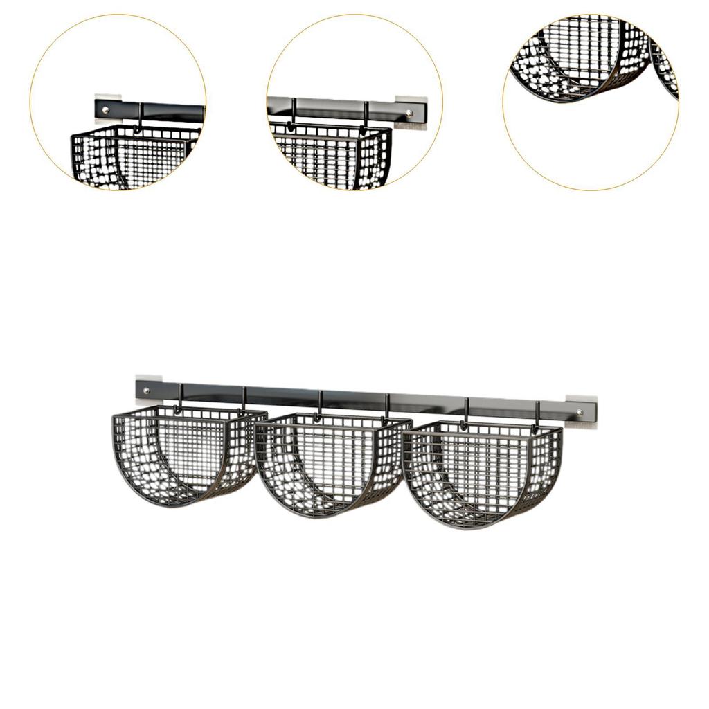 Настенная корзина для хранения чеснока и имбиря, кухонный органайзер для картофеля