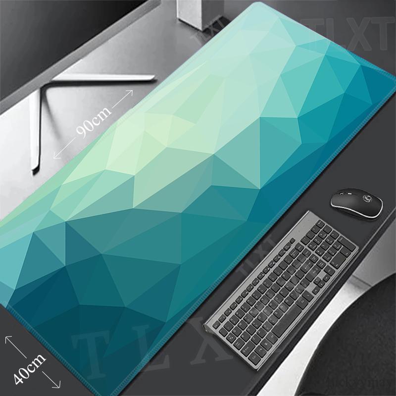 PC Gamer Mousepad Geometirc Mouse Pad Large Mouse Mat Natural Rubber Table Rugs Office Desk Mats Mousepads xcm Locking Edge