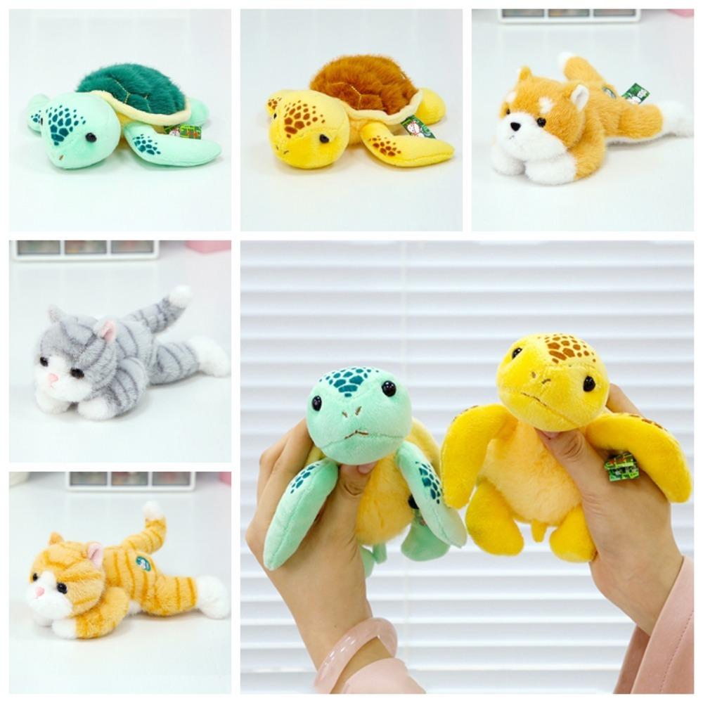 Fluffy Sea Turtle Stuffed Doll Stuffed Little Cat Plush Doll Kids Birthday Christmas