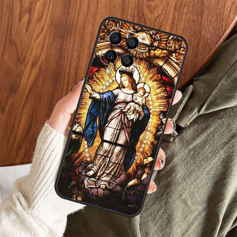 Христианский Чехол с Девой Марией для Samsung Galaxy M12 M32 M52 M35 M55 M15 M11 M13 M14 M06 M16 M36 M56 M31 M53 M34 M54