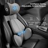 Car Lumbar Back Support Headrest Neck Pillow Memory Foam Lumbar Pillow Soft Neck Pillows Cushion Car Seat Cushion