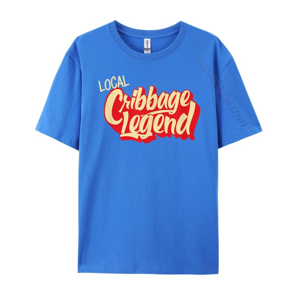 Funny Cribbage Player Local Cribbage Legend Mens Designer T Shirt Man Clothes Party