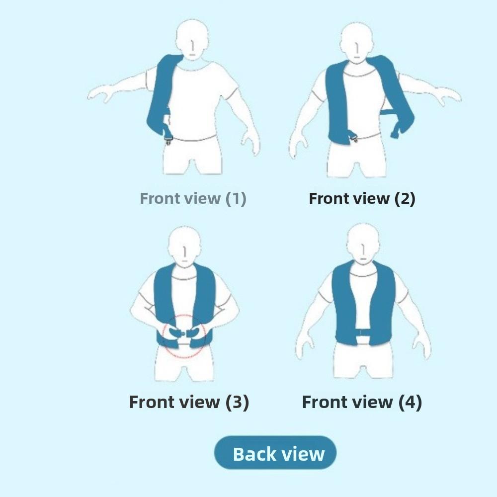 Спасательный свисток, плавучий жилет со светоотражающими полосами, полностью автоматический спасательный жилет для катания на лодке