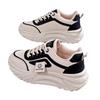 Mesh Platform White Shoes Women's 2024 New Spring and Summer Dad Shoes Women's Korean Version Breathable and Versatile Casual Sports Shoes